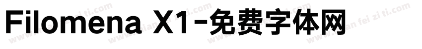 Filomena X1字体转换